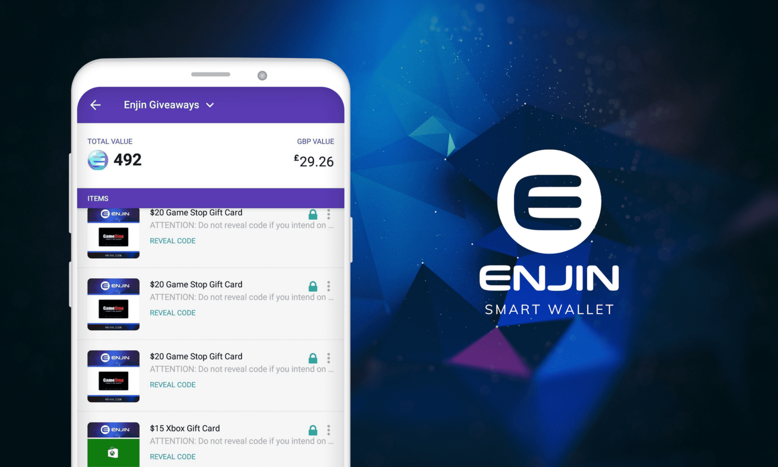 Фото Enjin Cryptocurrency Wallet